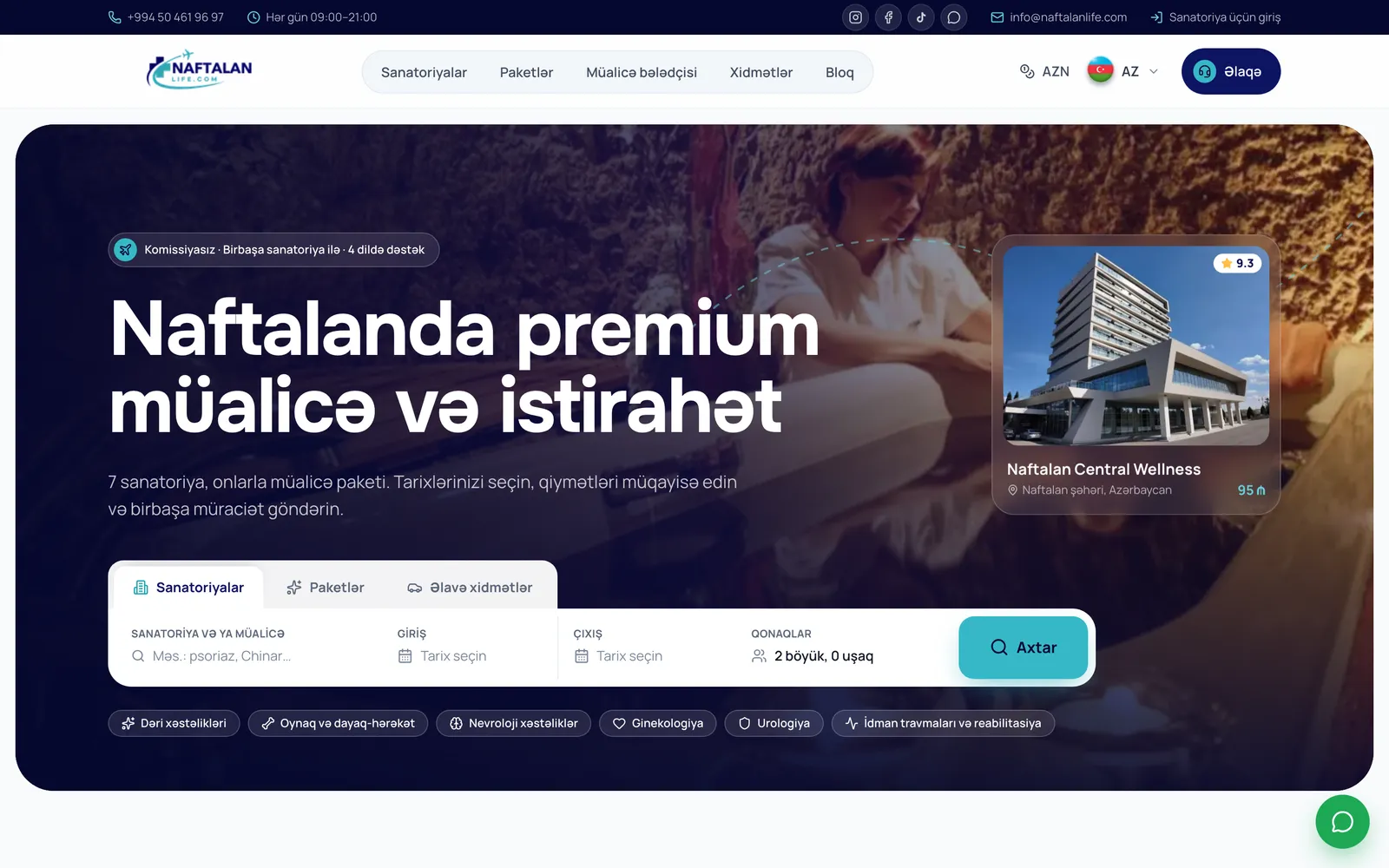 Naftalan Life saytı